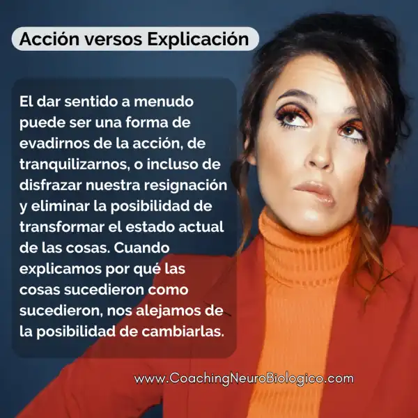 Acción versus Explicación